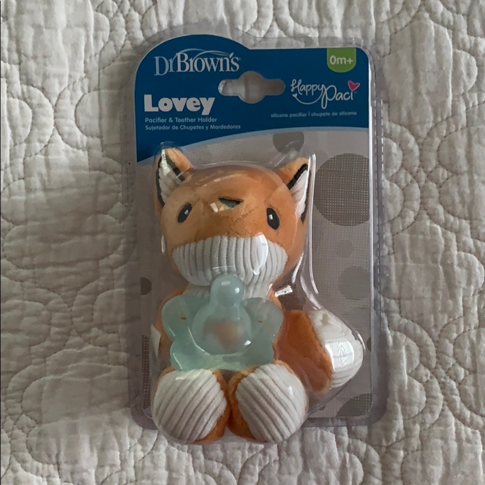 NWT Dr Brown Lovey Paci